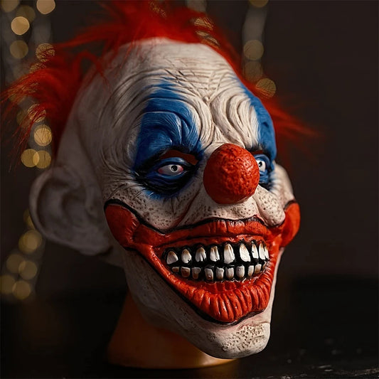 Clownmaske mit Joker Lachen