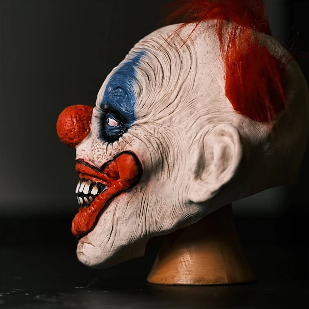 Clownmaske mit Joker Lachen